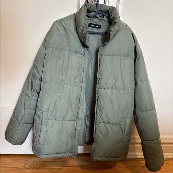 PacSun Other - PacSun Olive Puffer Jacket